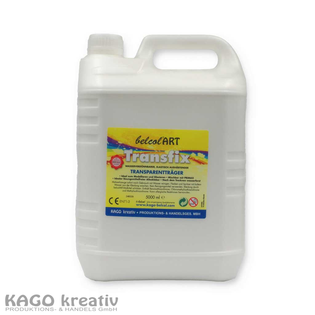 belcolART Transfix 5 Liter lösungsmittelf. Kleber, nach Trocknung wasserfest