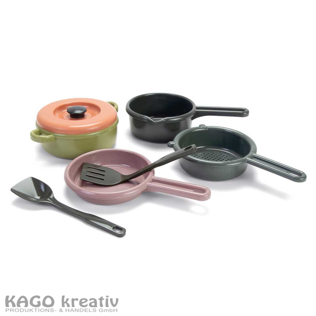Green Bean Topfset 7-Teile Das Set besteht aus Topf, Sieb und Pfanne