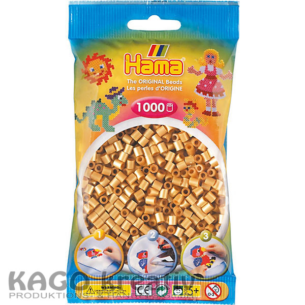 1.000 HAMA-Perlen, gold