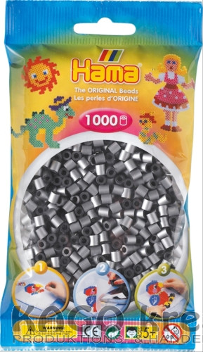 1.000 HAMA-Perlen, silber
