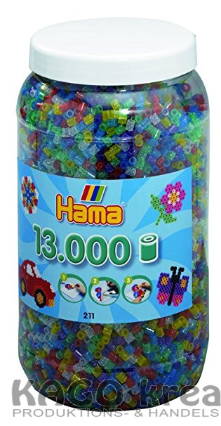 13.000 HAMA-Perlen, Glitter-Mix