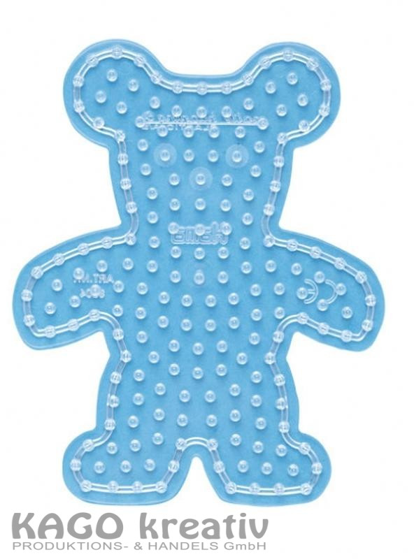 1 Stiftplatte Motiv Teddybär für HAMA-Maxi Perlen