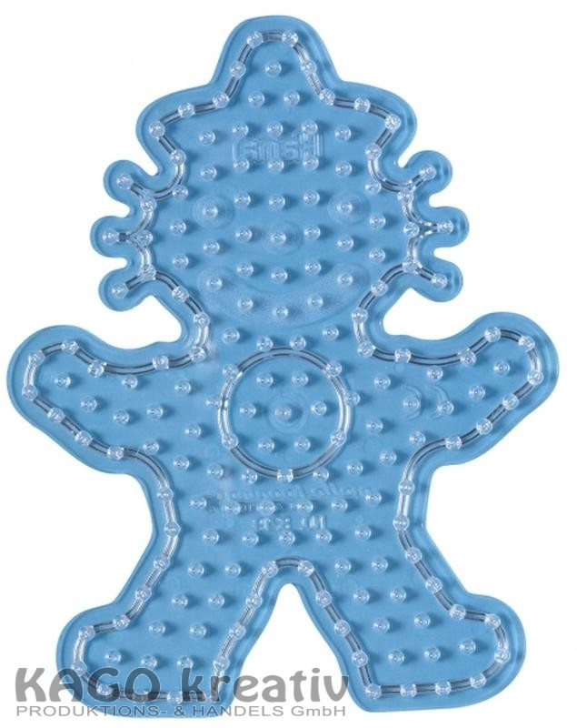 1 Stiftplatte Motiv Clown für HAMA-Maxi Perlen