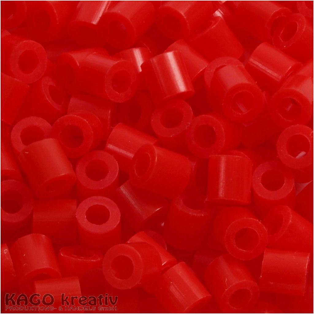 Nabbi - Bügelperlen, 5x5mm, dunkelrot Nr.4 1.100 Stück