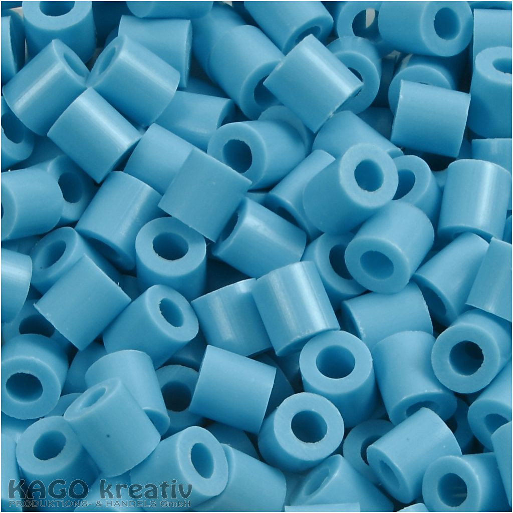 Nabbi - Bügelperlen, 5x5mm, türkis Nr.10 1.100 Stück