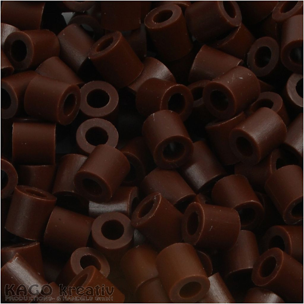 Nabbi - Bügelperlen, 5x5mm, braun Nr.27 1.100 Stück