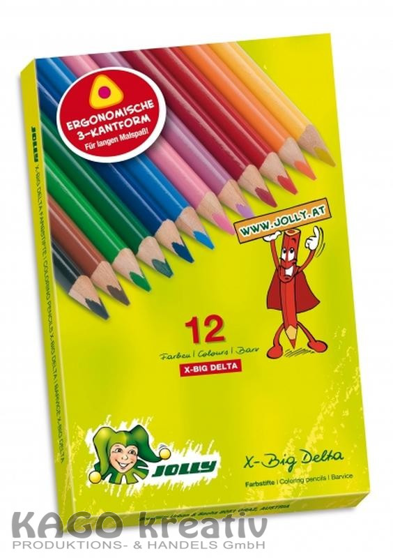 JOLLY X-BIG-Delta Farbstifte,  Einzelfarben