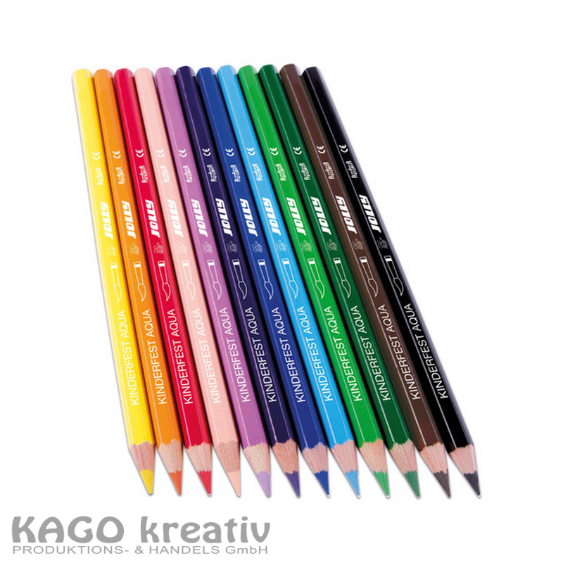 JOLLY Superstick Kinderfest AQUA 12 Stifte pro Farbe