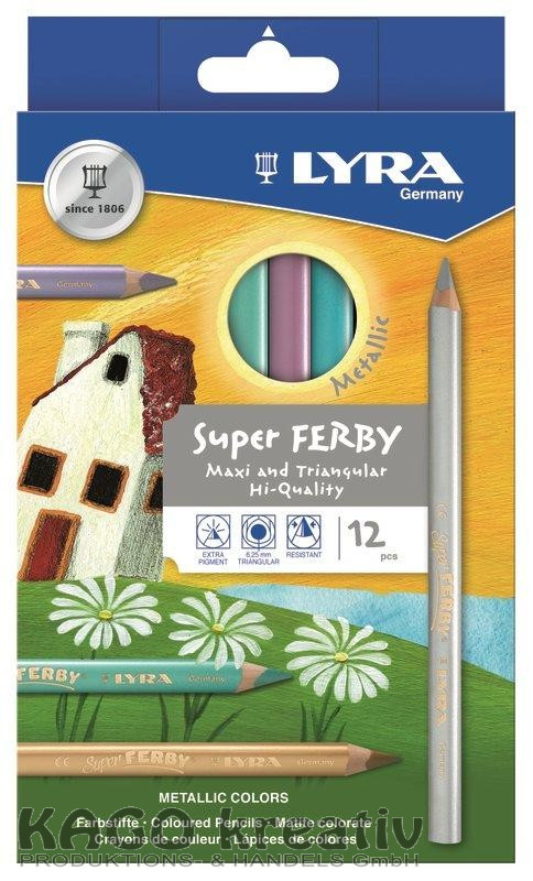 Super FERBY® Kartonetui K12 metallic
