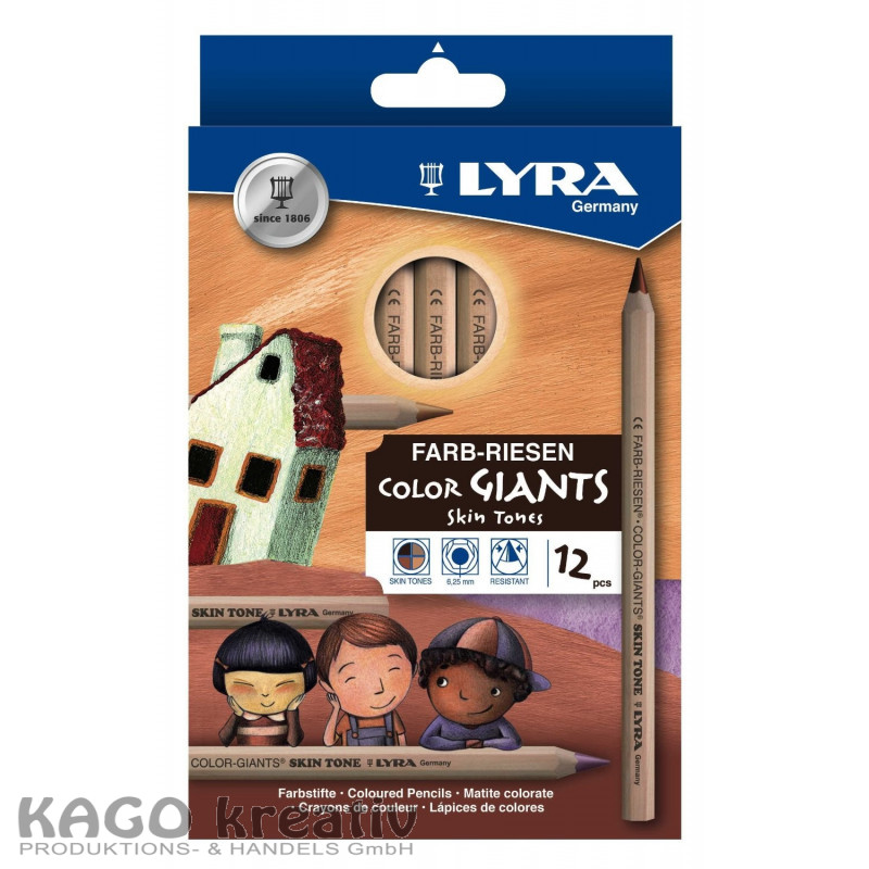 Farb-Riese® natur SKIN TONES Etui K12