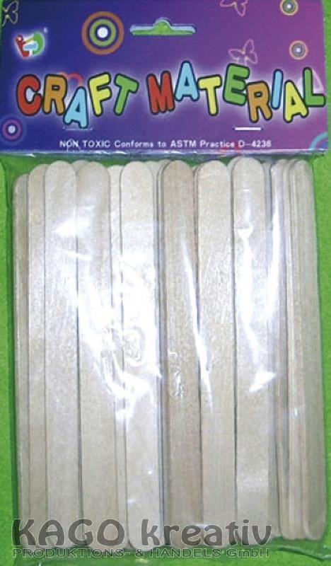Bastelhölzer klein, natur Maße:114x10x2mm Inhalt: 50 Stück
