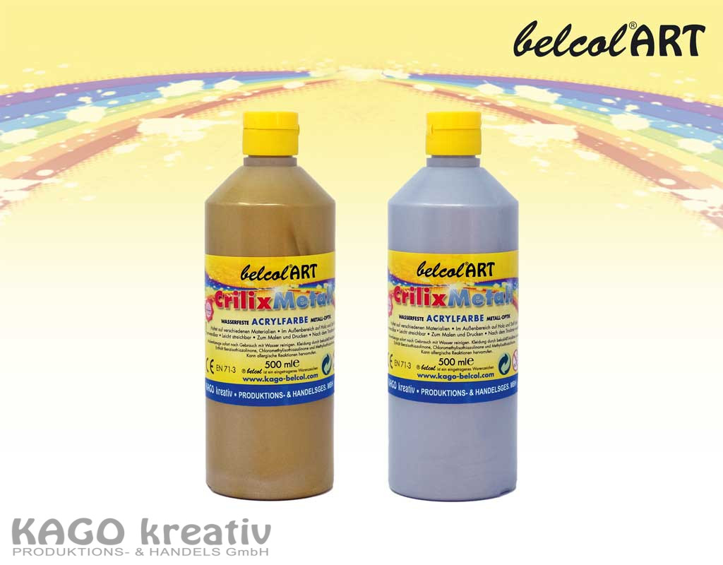 belcolART Crilix Metall 500ml, in 6 Farben lieferbar