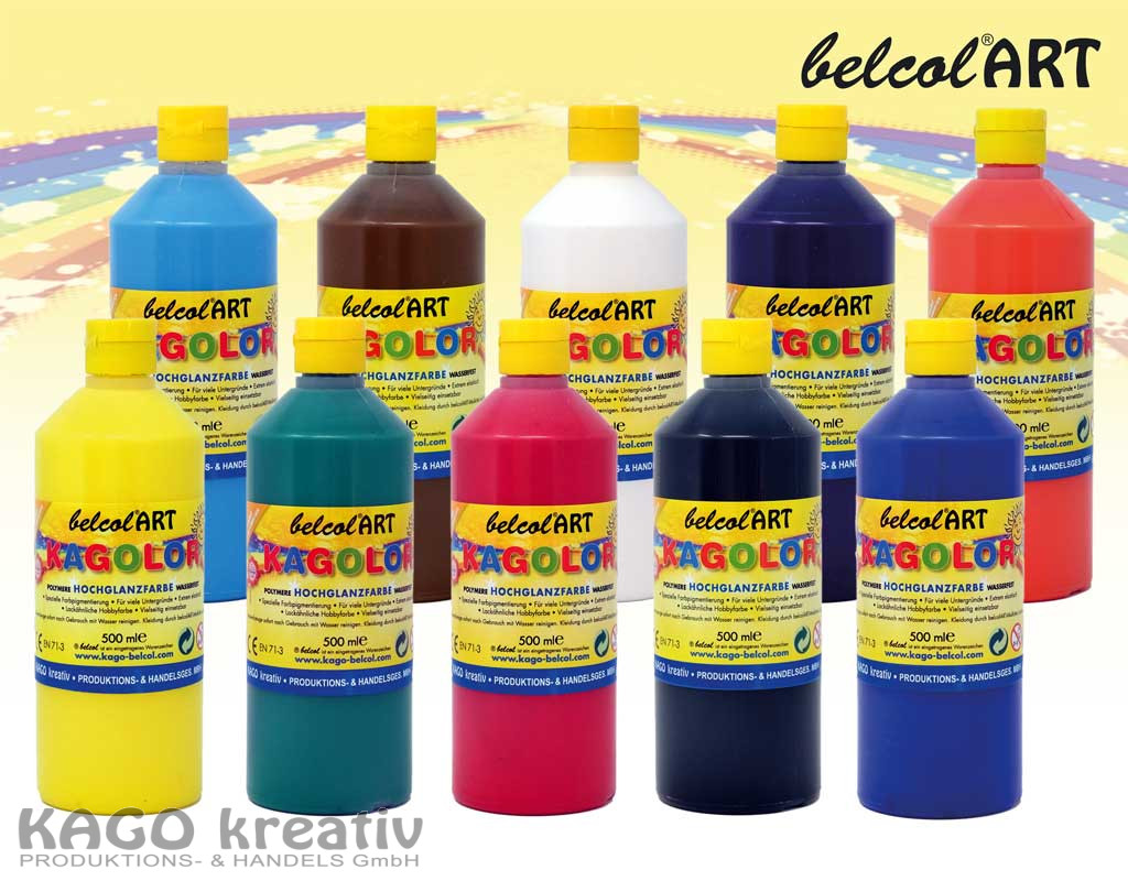 belcolART KAGOLOR 500ml, in 12 Farben lieferbar