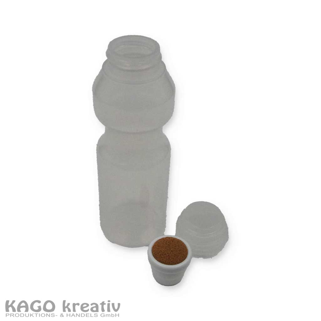 20x Dosierflasche mit Schwamm und Kappe 70ml