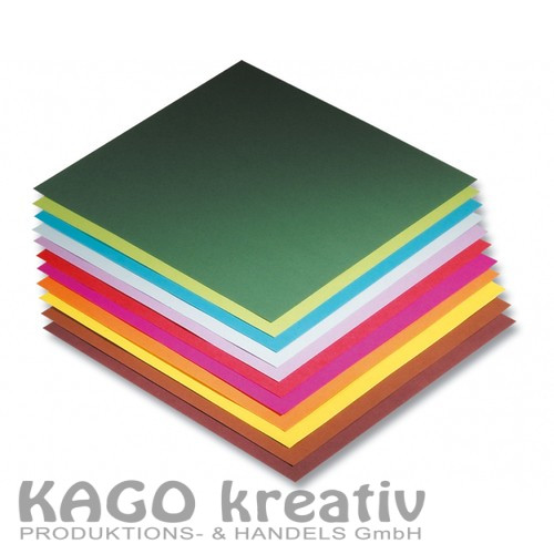 Faltblätter 70g/m², 10x15cm 500 Blatt, farbig sortiert