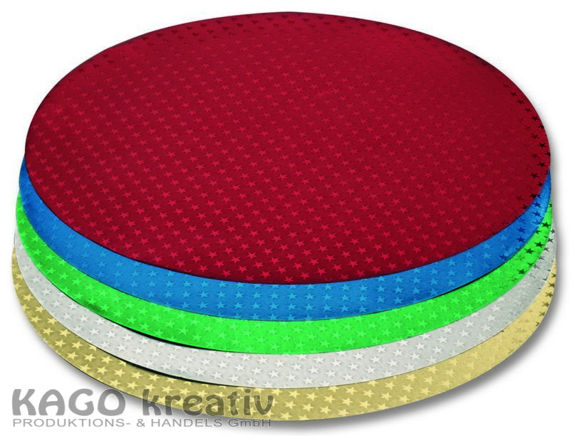 Alu-Faltblätter mit Sternchenprägung 20x20cm, 50 Blatt, farbig sortiert