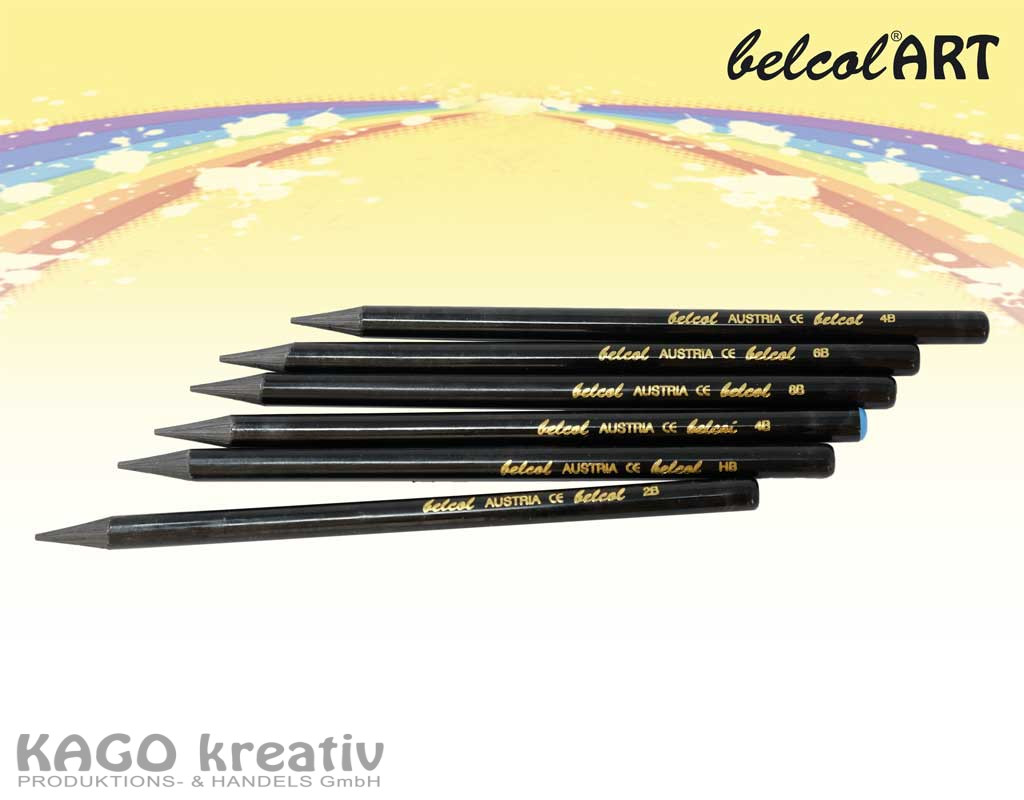 belcolART Graphitstift Sortiment 6 Stück sortiert