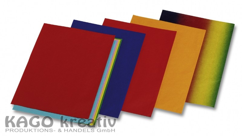 Blumenseide 50x70cm, 26 Bogen pro Farbe Einzelfarben