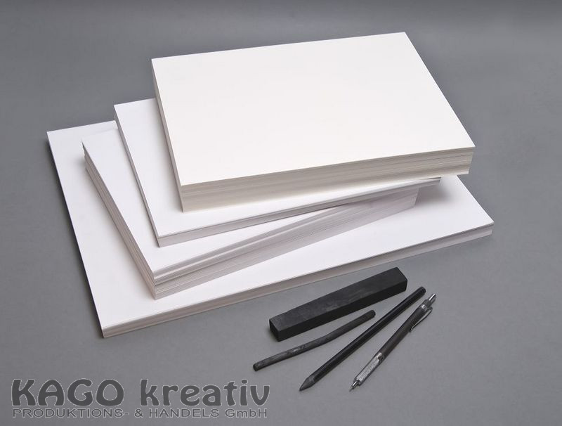 Zeichenpapier DIN A3 weiß 120g/qm, 250 Blatt