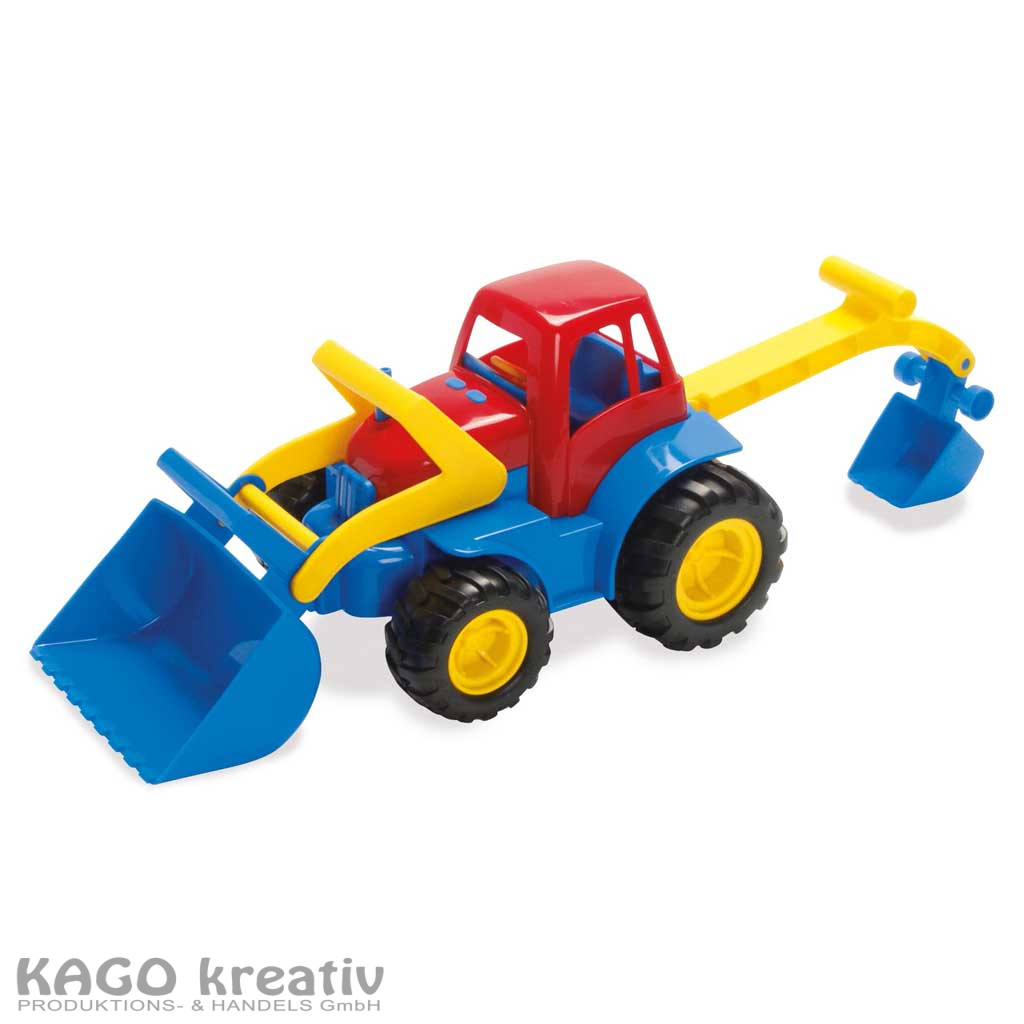 Traktor Frontheber-Schaufel Länge 31 cm Gummiräder