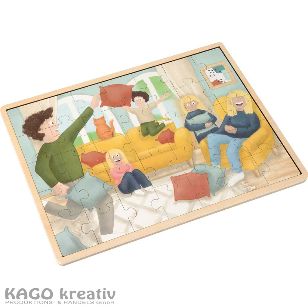 Puzzles bunte Welt 6er Set