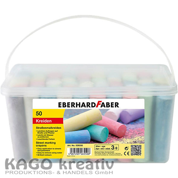 Straßenmalkreide 50er Eimer