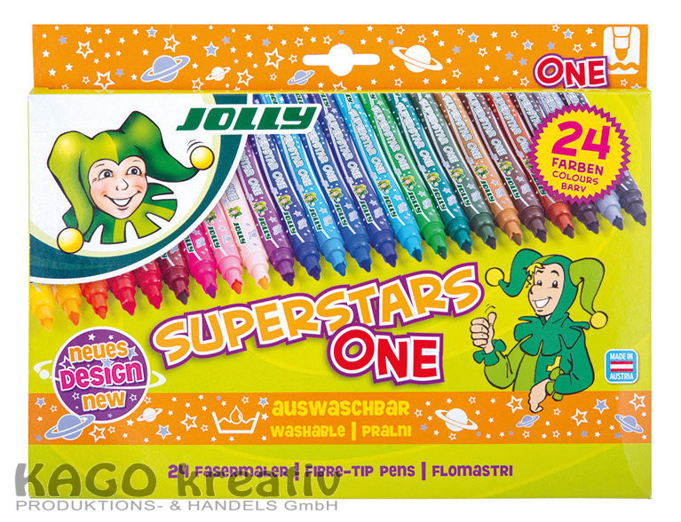 JOLLY SUPERSTAR One Fasermaler 24er Kartonetui