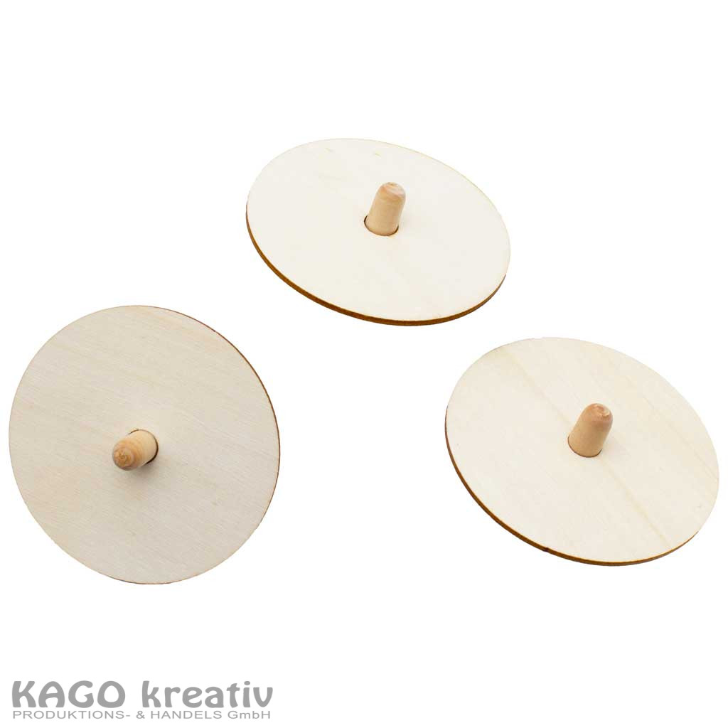 DIY Kreisel 6er Set