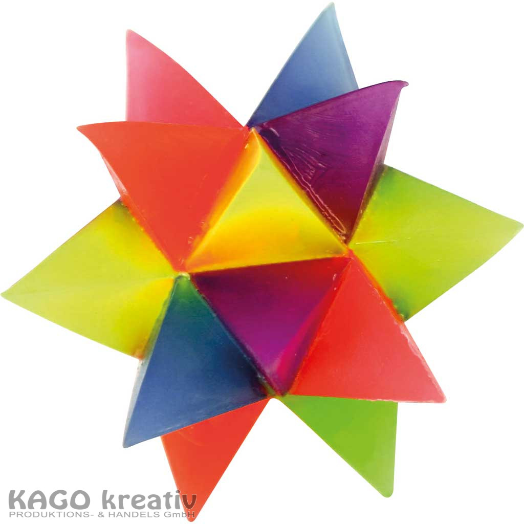 Leuchtflummi Kristall Ø 5,5 cm