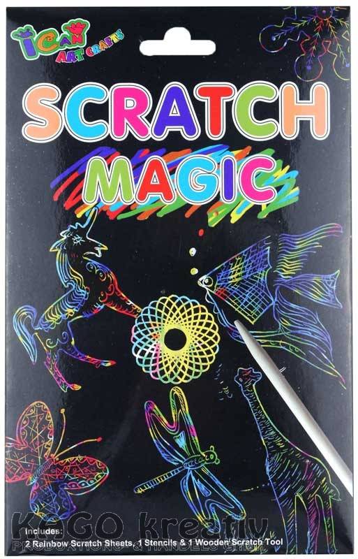 Scratch Magic 10er Set mit Holzstift