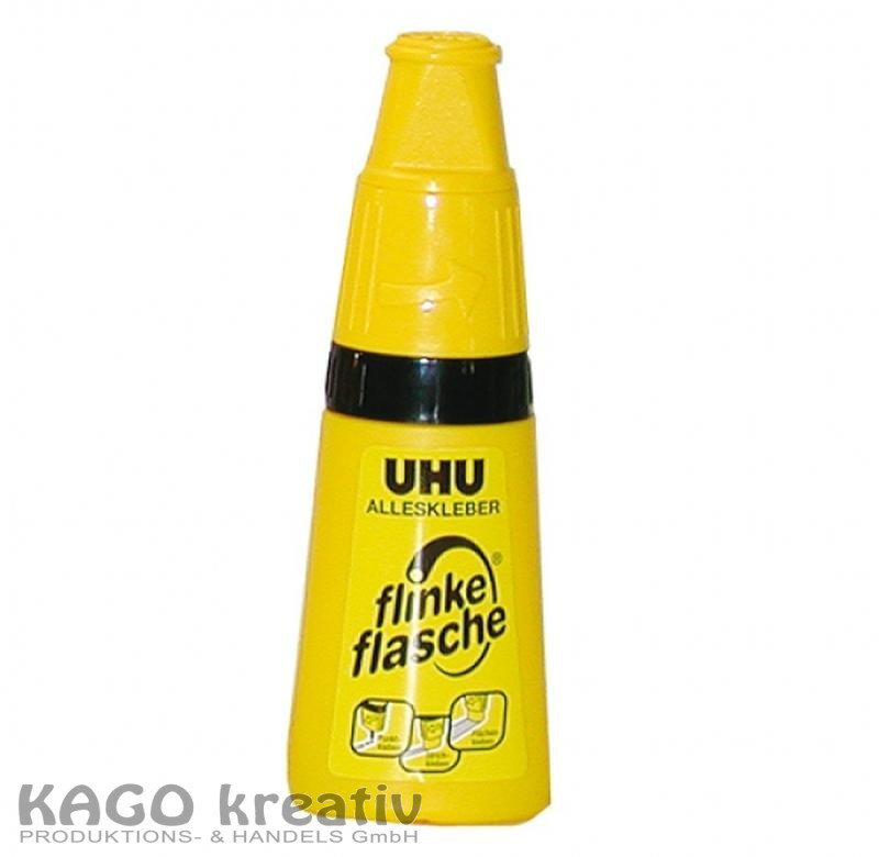 UHU Arbeitsflasche mit 35g Alleskleber