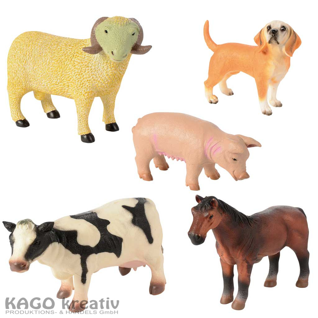 Riesen-Bauernhof-Tiere 5er Set