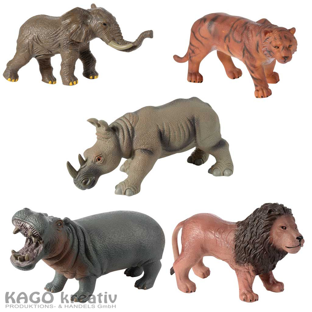 Riesen-Wildtiere 5er Set