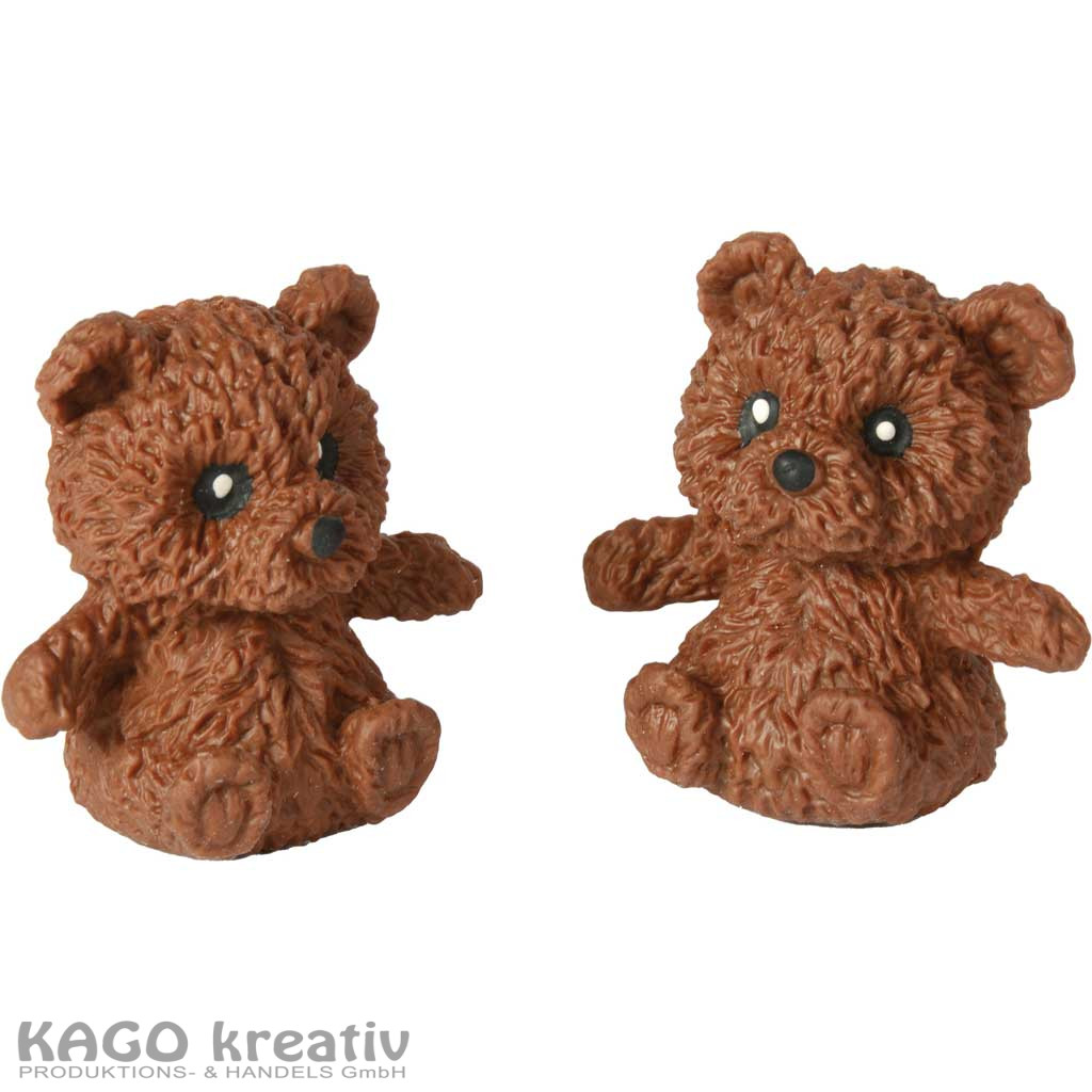 Knautsch-Bärchen 12er Set Maße: 5,5 x 4,5 x 3,5 cm