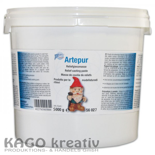 Artepur Modellgips 5kg weiß