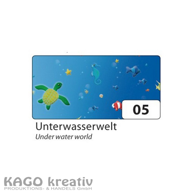 Motivkarton 270g/m², 50x70cm, 10 Bogen Unterwasserwelt