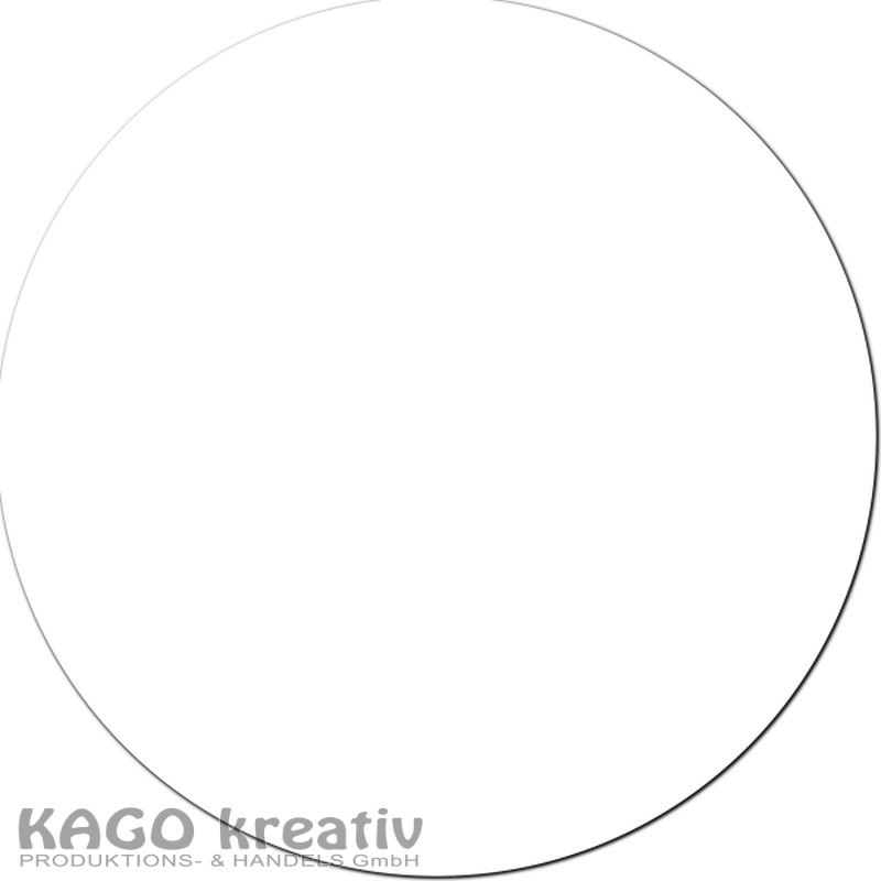 Transparentpapier Zuschnitte rund, 115g/m² Ø16,8cm, 20 Stück, transparent