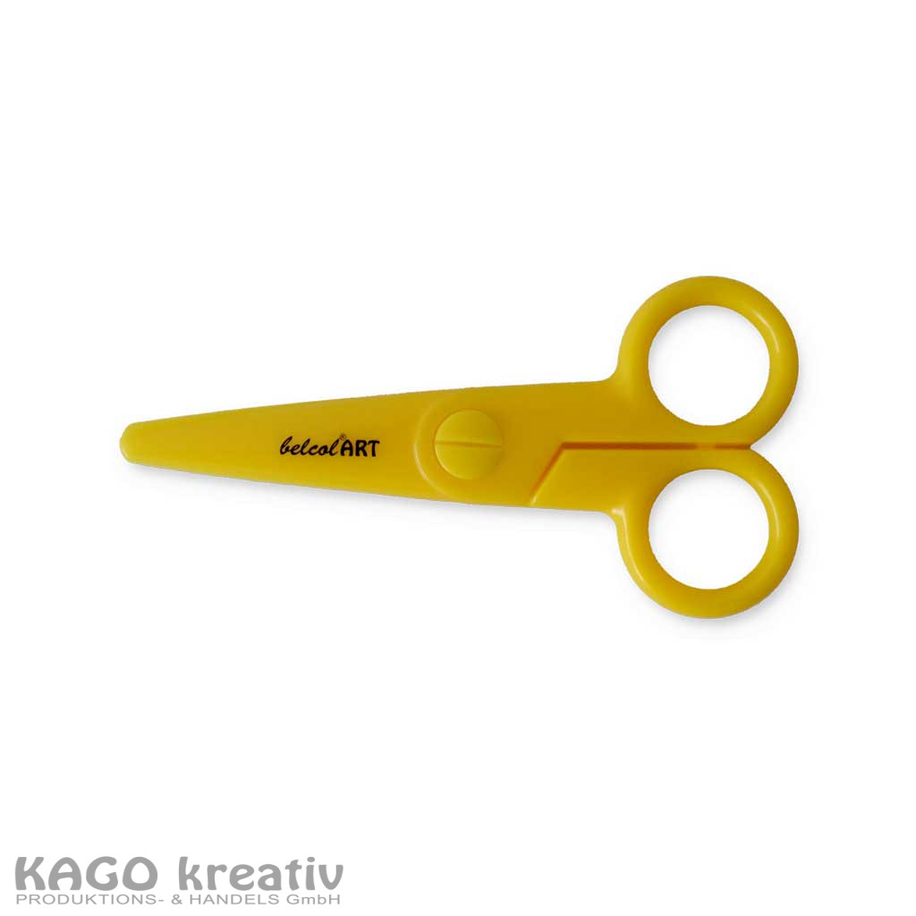 Kinderbastelschere 12,3cm, U3, ohne Klinge, beidseitiger Schliff