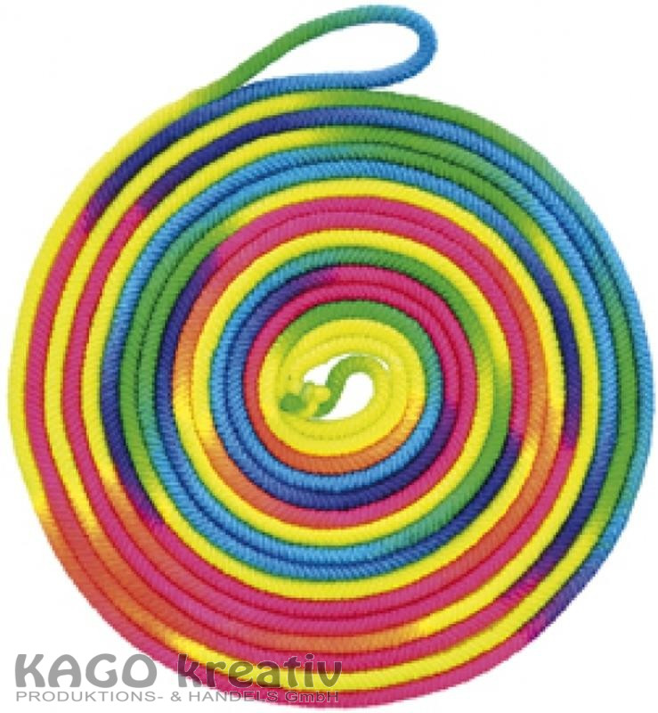 Gummitwist Regenbogen Maße: Ø 6mm, 5m lang