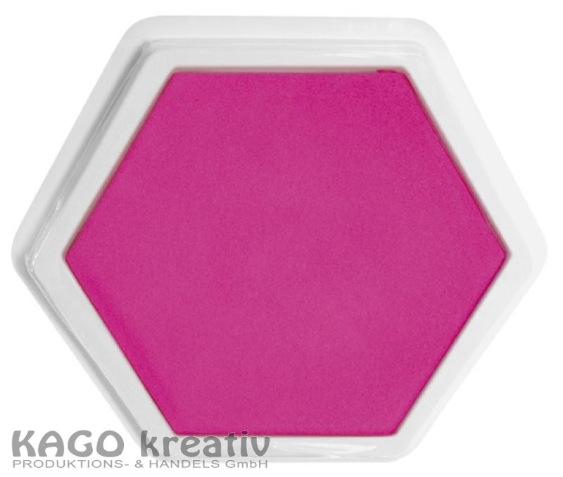 Riesenstempelkissen Pink Maße: 14x14 cm