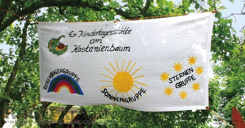 Banner Baumwolle Maße: 130 x 62 cm