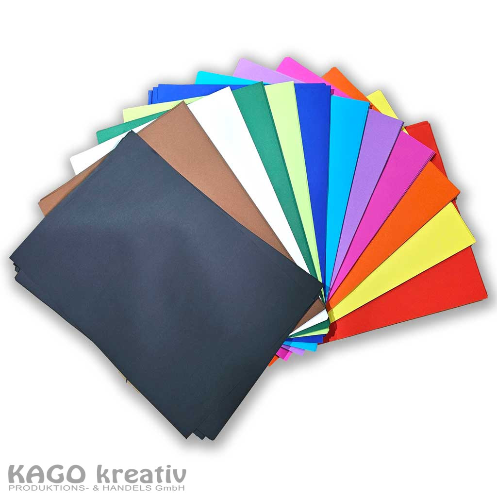 Aktionsangebot Tonzeichenpapier 130g/m² 300Bogen 50x70cm in 12 Farben