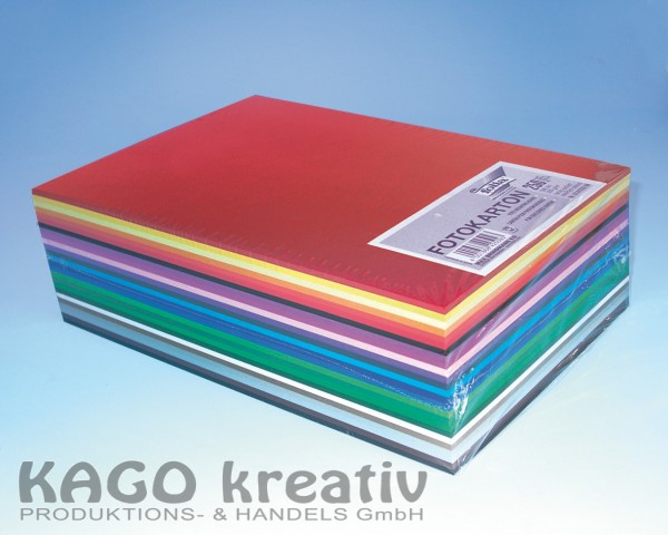 250 Bg. Tonzeichenpapier 130g/m² A3 farbig sortiert