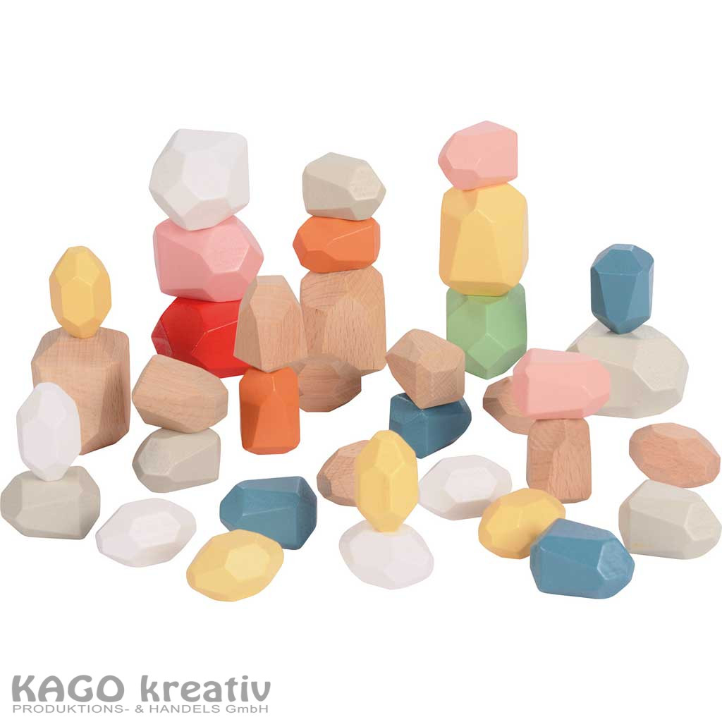 Wackelblocks Steine 36er Set