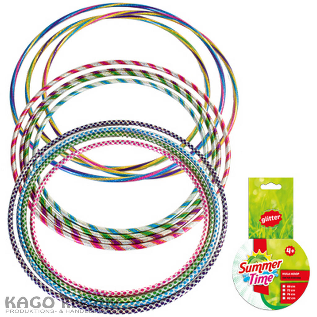 Hula-Hoop-Reifen 65/70/75 cm 12er Set