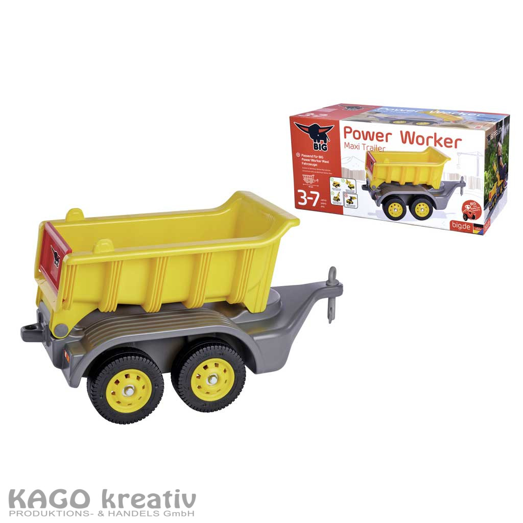 BIG Power Worker Maxi Trailer Produktmaße (LxBxH): 49 x 23 x 26cm