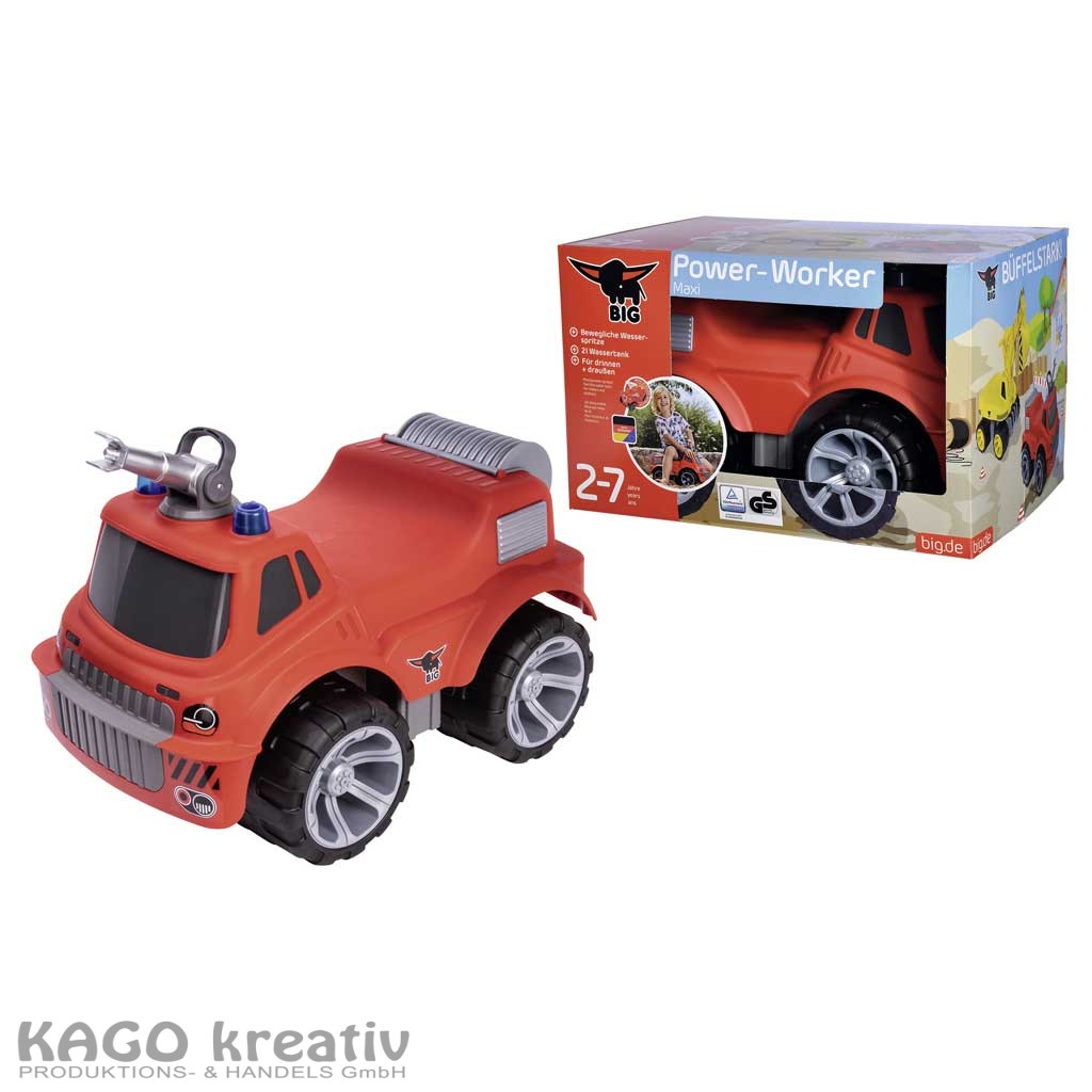 BIG Power Worker Maxi Feuerwehr Produktmaße (LxBxH): 46 x 33 x 33 cm