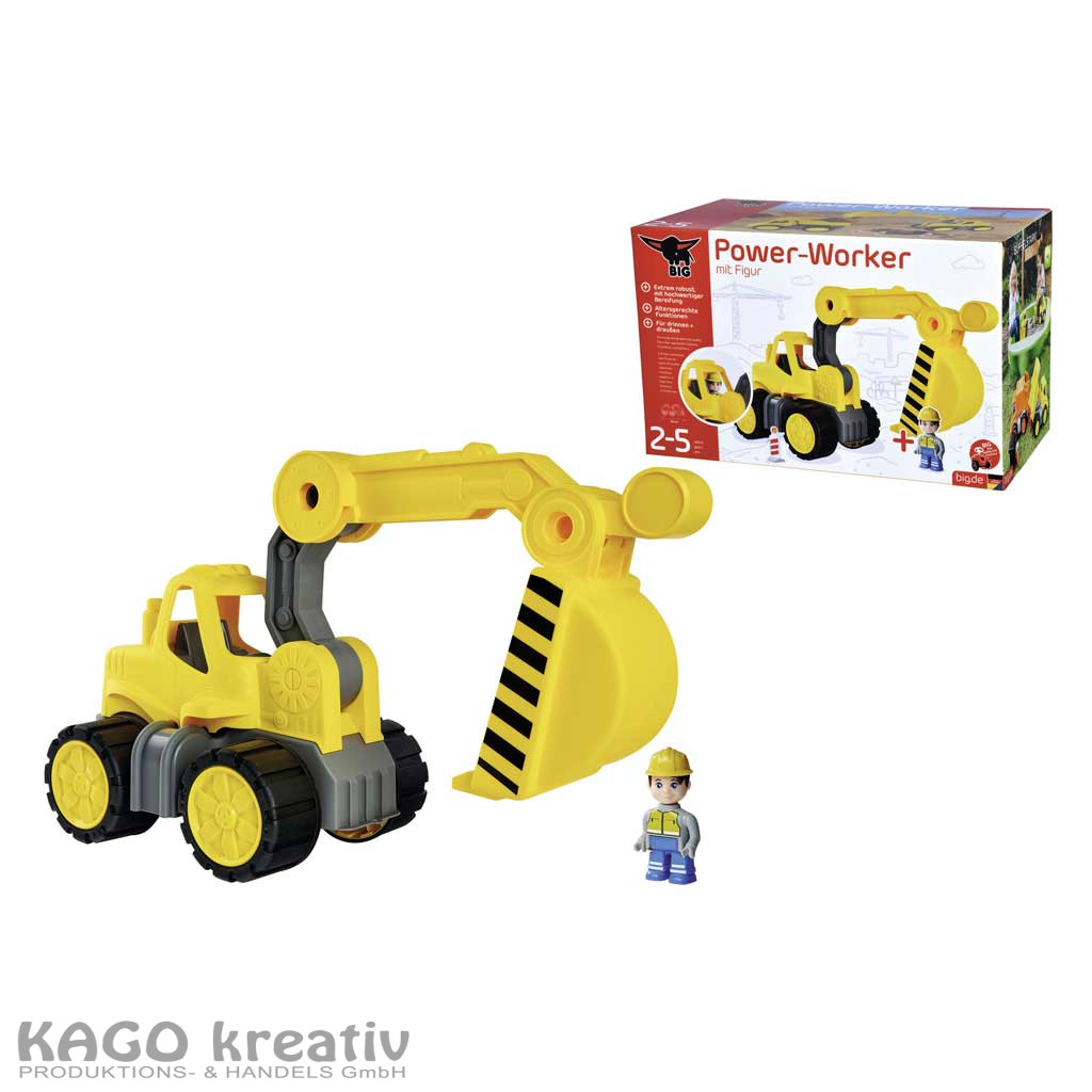 BIG Power Worker Midi Bagger Artikelgröße montiert (L x B x H): 67 x 20 x 24 cm