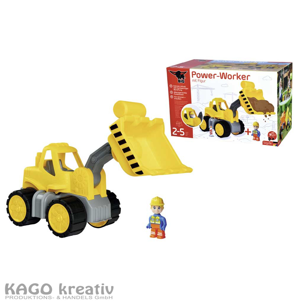 BIG Power Worker Midi Radlader Artikelgröße montiert (L x B x H): 47 x 20 x 30 cm