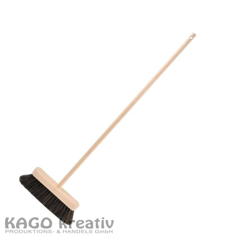 Stubenbesen, weiches Naturhaar, 76cm lang